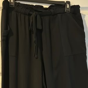 Size L women’s paper bag waist pants
